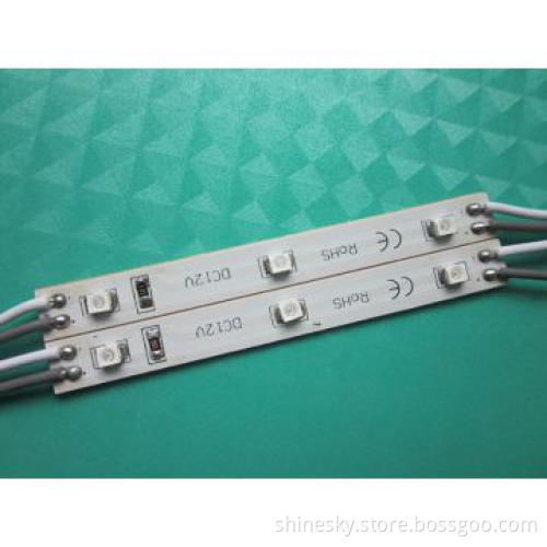 single colro DC12V 3528 smd led module 0.3w